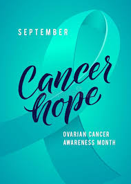 Ovarian cancer is a type of cancer that begins in the ovaries. Cancer Hope Ovarian Cancer Awareness Label Vector Tamplate With Teal Ribbon Symbol Of Cancer Fight Stock Vector Illustration Of Inspirational Protection 118779302