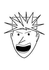New pictures and coloring pages for children every day! Coloring Page Angry Youth Free Printable Coloring Pages Img 10097