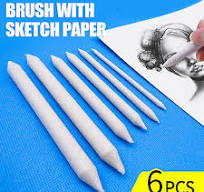 6pcs Drawing Paper Blending Stump Pencil Blending Stump Blending Stump  Sketch | eBay