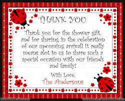 Ladybug Thank You Cards Google Search Baby Shower Thank You Baby Shower Thank You Cards Thank You Card Examples