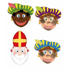 De pieten muts is gemaakt van polyester. 3x Pieten Sinterklaas Maskers Setje Bestellen Voor 10 40 Bij Het Knuffelparadijs