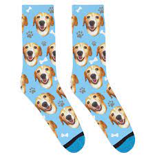 Every pair is made to order and unique to your dog. Custom Dog Socks Divvyup
