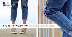 Studding Workshop with the GHS Sustainable Fashion Club