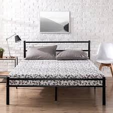 Maybe you would like to learn more about one of these? Zinus Zinus Geraldine 12 Inch Black Metal Platform Bed Frame With Headboard And Footboard Premium Steel Slat Support Mattress Fou