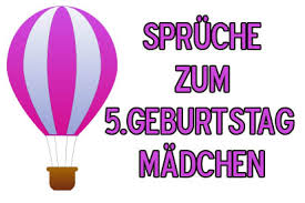 5 Geburtstag Sprüche Und Glückwünsche Für Mädchen