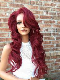 Select cool red hair colors like red violet, ruby and red velvet if you have dark or cool skin. Women Long Red Hair Novocom Top