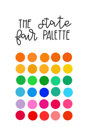 De Staat Fair Aangepaste Kleurenpalet Procreate Digitale Etsy In 2020 Brand Color Palette Color Palette Design Christmas Color Palette