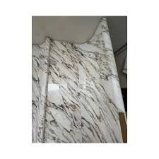 Italy Calacatta Gold Luxury White Marble Tiles Five-Star Hotel & Villa  Modern Wall Flooring Decorations Polished Big Slab Stone