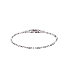Do tennis bracelets usually leave you with irritated wrists? Melissa Odabash Swarovski Crystal Tennis Bracelet At John Lewis Partners