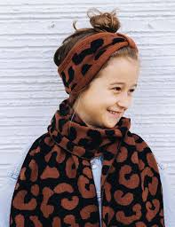 Leo pandebånd strikket, blødt og varmt 100% økologisk merinould