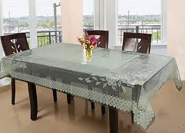 The glass provides a level of protection to the wood, to keep it looking nice and to extend its life. Buy Kuber Industries Floral Pvc 6 Seater Dining Table Cover Cream Online Shop Home Garden On Carrefour Uae