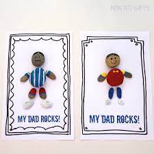 Whether it's technology, sport or alcohol, find it at gettingpersonal.co.uk. Dad Rocks Father S Day Craft For Kids With Free Printable