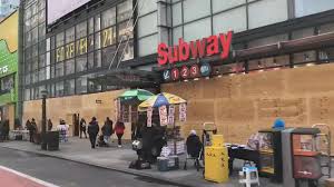 Election 2020 New York City Businesses Board Up Amid Fears Of Civil Unrest Abc7 New York