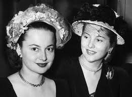 The De Havilland Sisters Olivia De Havilland Olivia Havilland De Havilland
