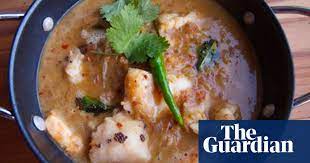 Heat two tablespoons of the oil in a large, wide pan over a medium heat, then gently saute the onion until soft and lightly golden. How To Cook Perfect Goan Fish Curry Indian Food And Drink The Guardian