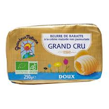 Beurre Doux Au Lait Cru 250g Grandeur Nature