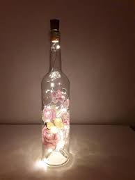 Lightbottle Bottle With Light Chain Zen Like Picture Light Chain Hand Painted Bottle Hand Painted Flaschen Dekorieren Flaschenleuchten Wohnung Lichterketten