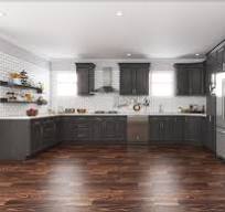 Thailand Solid Wood Raised Door Style Kitchen Cabinet ...