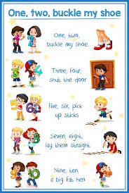 One Two Buckle My Shoe In 2020 Kids Poems Kids Nursery Rhymes Nursery Rhymes Activities