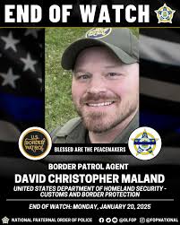 🔹Blessed Are The Peacemakers 🔹 Border Patrol Agent David Christopher  Maland United States Department of Homeland Security