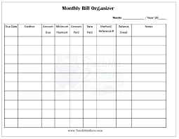 Free Printable Monthly Bill Organizer Funtastic Life Bill Planner Bill Organization Paying Bills