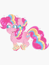 pink party horse
