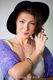 Lacy Lavender Knitted Triangle Shawl