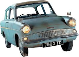 From the latin, literal meaning 'land of the angles'. The Flying Ford Anglia Was A Light Blue Ford Anglia 105e Deluxe That Was Modified By Arthur Weasley To Be Harry Potter Flying Car Harry Potter Car Ford Anglia