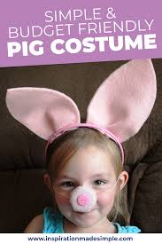 Toddler peppa pig dress costume tv show costumes. Simple Affordable Diy Pig Costume Inspiration Made Simple Com