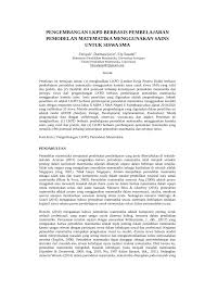 Soal uts matematika kelas 8 dan kunci jawabannya semester 1 2. Pdf Pengembangan Lkpd Berbasis Pembelajaran Pemodelan Matematika Menggunakan Sains Untuk Siswa Sma