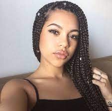 Jumbo Knotless Braids With Beads Hair Styles Box Braids Hairstyles Natural Hair Styles