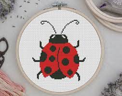 Ladybug, followed by 195 people on pinterest. Ladybug Cross Stitch Pattern Insect Embroidery Design Bug Etsy Cross Stitch Patterns Stitch Patterns Cross Stitch