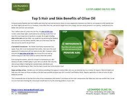 It softens the hair to make them more easily manageable. Top 5 Hair And Skin Benefits Of Olive Oil By Luessidino Issuu
