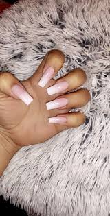 If you are just getting started with nail design or looking to improve your skills, then you may want to learn how to perform a pink and white nail manicure. Pink And White Ombre Long Square Acrylic Nails Ombre Acrylic Nails Square Acrylic Nails