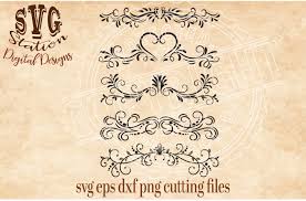 Download Free Ornamental Flourish Borders Svg Dxf Png Eps Cutting File Silhouette Cricut Crafter File Free Svg Jpeg Design Files For Cricut Cameo