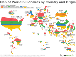 Map of World Billionaires by Country and Origin - The Big Picture