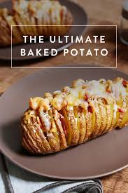 Cheese And Bacon Baked Potatoes Recipe Recipes Food Baked Potato Recipes