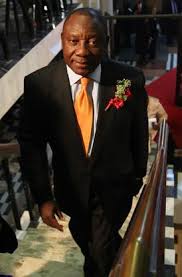 He is married to tshepo motsepe. Cyril Ramaphosa