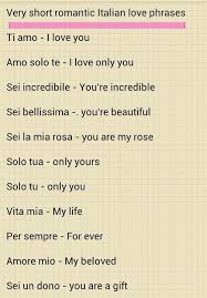 Italian Love Phrases Everyone Needs A Little Amore In Their Lives Italian Words Italian Love Phrases Italian Vocabulary