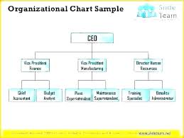 Organogram Template Word