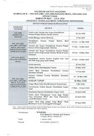 Terengganu is a beautiful place that is set to welcome you with its list of terengganu holidays 2020. Kalendar Akademik Sesi Mac Hea Uitm Terengganu Facebook