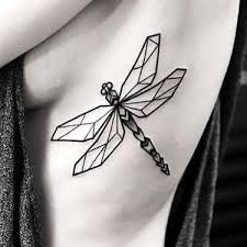 The dragonfly, both in person and in tattoo form, is a mystic and positive sign. 27 Geometric Line Art Tattoo Ideas