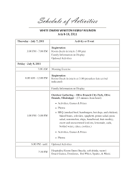14+ itinerary templates | free & premium templates. 9 Family Reunion Template Design Ideas Family Reunion Reunion Family Reunion Activities