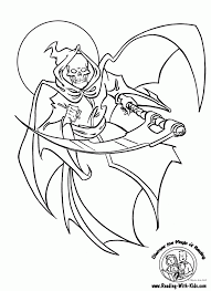 Coloring pages colouring adult detailed advanced printable kleuren. Grim Reaper Coloring Pages Coloring Home