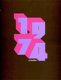 Citroen 1974 Graphic Design Collection History Design Typography