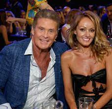 Iconic star of tv's knight rider and baywatch who became a european pop star. David Hasselhoff 66 Marries His 38 Year Old Girlfriend Hayley Roberts In Small Italian Ceremony Two Years After Popping The Question