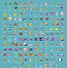 Pokemon Go Silhouette Reference Chart Pokemon Go Chart