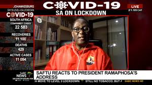 He says new infections are rising at alarming and unprecedented manner. Sa Lockdown Level 3 I Zwelinzima Vavi Reacts To President Ramaphosa S Speech Youtube