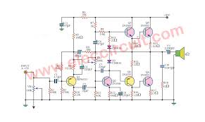 150 watt amplifier circuit diagram. 2n3055 Amplifier Circuit With Pcb 60w Eleccircuit Com