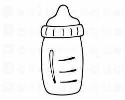 Baby Shower Baby Bottle Clipart Black And White Baby Bottle 6 Svg Baby Bottle Svg Baby Bottle Clipart Baby Etsy In 2020 Baby Clip Art Baby Bottles Svg